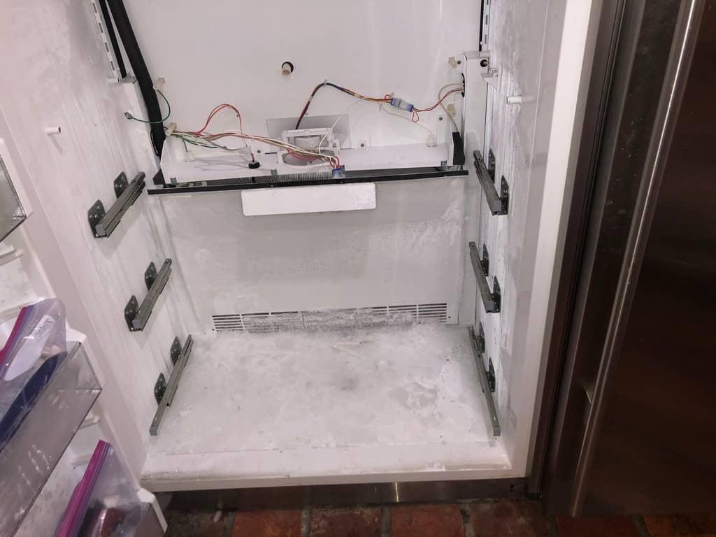 Ремонт системы NoFrost в холодильнике Viking